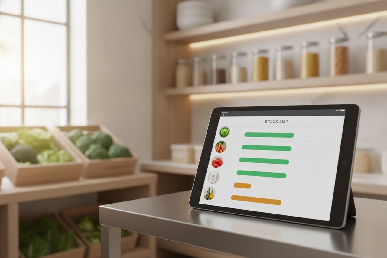Restora360 Lagerhantering, i drift i en verklig lokal