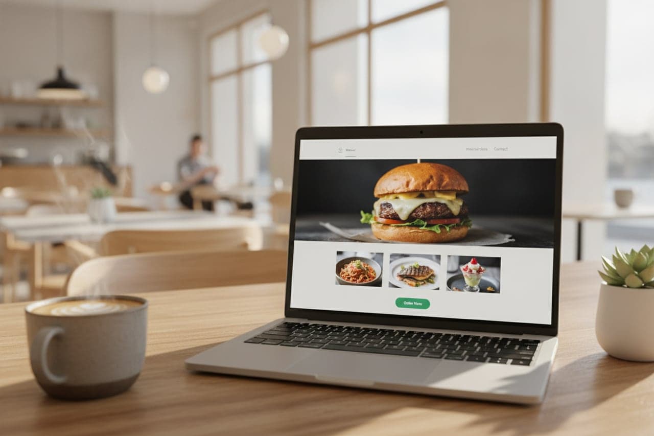 Restora360 Webbplats, i drift i en verklig lokal
